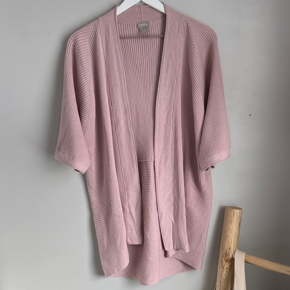 Chico’s Open-Front Cardigan Size 1